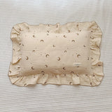 INS Ruffle Edge Gauze 100% Cotton Princess Pillow Case 30X50 48X74cm Breathable Pillowcase Decorative for Home Bedding Bedroom