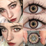 2pcs Colorld Contact Lenses for Eye With Prescription Daisy Contact Lenses Brown Pupils Beauty Contacts Fast Shipping