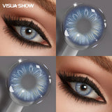 Natural Gradient Colored Contact Lenses,  Perfect with Makeup & False Eyelashes for Stunning Daily Beauty Look