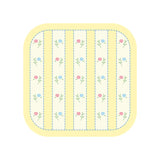 Sweet Korean Style Floral Table Mat Absorbent Non-Slip Heat Insulated Pad Lightweight Bowl Cup Coaster Girls Room Home Gift