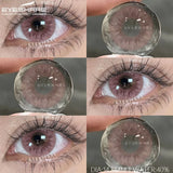 2Pcs Gray Color Contact Lenses For Eyes Natural Eye Brown Color Lens Cosmetic Soft Eye Lenses Beauty Pupils Blue Lenses
