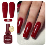 Single-use gel nail polish, classic colors, semi-permanent, removeable by soaking or LED polish, suitable for home and salon use