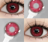 2pcs Color Contact Lenses for Eyes High Quality Natural Contact Lenses Purple Lenses Colored Pupils for Eyes Red Lenses