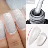 7ml Rubber Base Nail Gel Polish Nude Milky White DIY Nail Art Soak Off Gel Polish Semi Permanent Painting UV Vernis