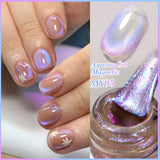 Auroras Cat Magnetic Gel Nail Polish Reflective Sparkling Glitter Semi Permanent Nail Art Soak Off LED UV Gel Varnis