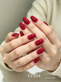1Pc 10Ml Red Gel Nail Polish Starter Pure Soak Off No Wipe Nail Gel Polish Suitable For All Seasons