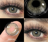 Natural Colored Eye Lenses 1pair Gray Pupils Lenses Blue Contact Lenses Brown Contacts Yearly Cosmetic Green Eye Lens