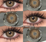 2pcs Natural Color Contact Lenses For Eyes Pattaya Green Lenses Blue Eye Contacts Lens Gray Beauty Pupils Yearly Use