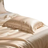 2Pcs 100% Eucalyptus Lyocell Fibre Pillowcase Silky Wide Edge Decorative Pillow Case Solid Color Summer Cooling Pillow Cover