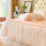 Summer Heavenly Silk Summer Cool Quilt Girl Heart Lace Edge Washable Machine Washable Thin Air Conditioning Quilt