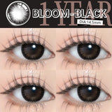 1pair Myopia Lenses Colored Natural Contact Lenses with 0 to -6.00 Degree Eye Contacts Prescription Lens Fashion Lenses