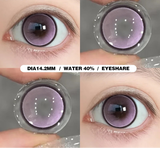 1 Pair Cosplay Color Contact Lenses for Eyes Anime Red Lenses Pink Halloween Cosmetic Contact Yearly Purple Eye Lenses