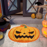 Holiday Tufting Pumpkin Bathroom Mat Soft Fluffy Plants Bedroom Carpet Bathmat Area Floor Pad Doormat Aesthetic Home Room Decor