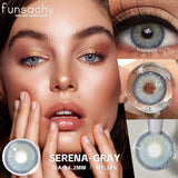 Fashion Color Contact Lenses for Eyes 1 Pair Korean Soft Natural Lenses Gray Pupils Eye Makeup Contacts Blue Brown Lens