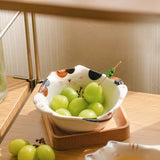 Cute Cartoon Household High Value Rice Bowl Ceramic Underglaze Color Kitten Bowl