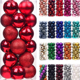 24/36Pcs Christmas Decoration 3/4CM Balls Hanging Christmas Tree Pendants Ornaments for Home Party Decor New Year Gift Accessory