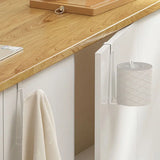 Bathroom Tissue Holder, Sturdy Toilet Paper Holder, Punch-free Tissue Holder for Bathroom-kitchen and Closet, Multi-purpose Hook