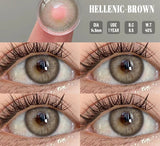 1 Pair Colored Contact Lenses for Eyes Natural Fashion Lenses Gray Beauty Pupils Blue Eye Lenses Cosmetics Soft Lenses