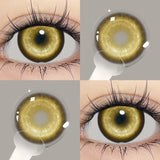 Brown Color Contact Korean Big Eyes Lens Cosplay Contacts Orange Eye Makeup High Quality Fast Shipping