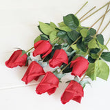 11pcs/Lot Rose Artificial Flowers Real Rose Touch Flowers Home for Decorations Wedding Party or Birthday Bouquet