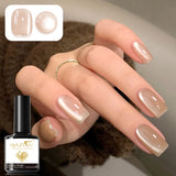 10ml Cat Eye Gel Nail Polish Champagne Gold Semi Permanent Glitter Magnetic Gel Soak Off UV LED Varnish Design Winter Autumn