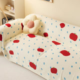Cartoon Pattern Couch Towel, One Piece All Inclusive, Four Seasons Universal Imitation Hemp Settee Cover, Anti Slip Dust Covers