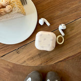 Casual Three Color Bow + Ring Suitable for Apple Airpodspro2 Case/Airpodspro Case/Airpods4 Case/Airpods3 Case/Airpods2 Case/Fash
