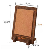 Rustic Wooden Tabletop Display Stand, Multi-Purpose Holder for Playing Cards, Kids Artworks, Dessert Menus & Street Vendor Stall