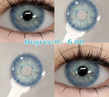 1 Pair Myopia Lenses Colored Contact Lenses for Eyes with Degree Natural Contact Lens Blue Eye Lenses Brown Contacts