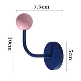 Non perforated magnetic hook for bathroom and kitchen, strong and seamless magnetic suction hook for refrigerator
