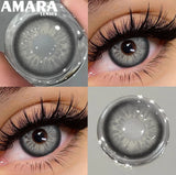 1 Pair Black Color Contact Lenses for Eyes 14.5mm Fashion Contact Lenses Brown Natural Contact Lenses Gray Soft Lens