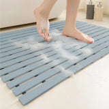 Hollow Grille Bathroom Anti Slip Foot Mat Hotel Bathroom Universal Isolation Water Pad Soft Cushioning To Prevent Collision Mats