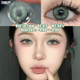 1Day Pink Contacts Lenses Myopia Prescription Daily Disposable Eyes Nature Colored Lenses Makeup Beauty Labunu