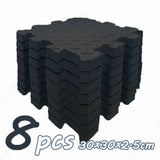8Pcs/2.5cm Thick Nonslip Baby Crawling Play Mat Soundproof Puzzle Gym Mat for Children's Room and Eco-Friendly Puzzle Mat