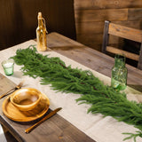 Christmas Garland Faux Cedar Greenery for Mantle Stairs Table Fireplace Wall Christmas Indoor Outdoor Decor Holiday Decorations