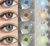 1 Pair Fashion Color Lenses Colored Blue Green Contact Lenses for Eyes Beautiful Fashion Pupil Natural Eye Soft Contacts