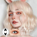 Yellow Small Pupil Colored Contact Lenses Soft Lens for Coser Daily Halloween Party Eye Beauty