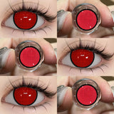 Cosplay Contact Lens Makeup Colored Pupils Cosmetics Beauty Red  Lenses Woman Cosplay Pink Pupils Halloween Color Contacts