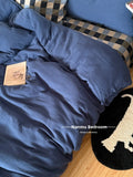 Fre Color Colion Pure Cotton Pleated Four-Piece Set Bedding Quilt Cover Pillowcase Bed eet id Pattern Chinese Sle