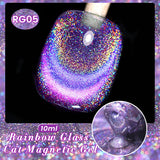 10ml Winter Water Light Cat Magnetic Gel Nail Polish Nail Supplies Vernis Semi Permanent Gel Christmas Xmas Gel