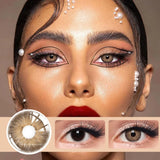 1 Pair Colored Contact Lenses Natural Look Brown Eye Lenses Gray Contact Blue Lenses Fast Delivery Green Eye Lenses