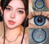 Colored Contacts Lenses with Myopia Naturally Gray Brown Beautiful Pupils with Degree Blue Eyes Lenses Fast Shipping