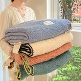 Warm Blankets for Winter Velvet Bed Blankets Double Side Fleece Queen King Blanket Throws Bed Cover Luxury Bedspread On the Bed