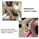 1 Sheet Hand Flower Ring Tattoo Sticker Waterproof Lasting Temporary Tattoo
