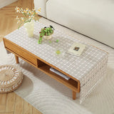 1pcs New Minimalist Mesh Dust-proof Tablecloth Thick Strap Storage Desktop Decorative Towel Multi Specification Tassel Table Mat