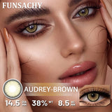 2pcs Brown Contact Lenses for Eyes Beautiful Pupils Yearly Cosmetic Blue Gray Colored Lens Brown Natural Lens Fast Ship