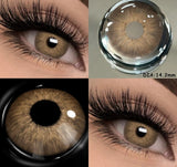 2pcs Hot Fashion Contact Lenses for Eyes Color Gray Pupils Korean Natural Brown Lenses Blue Contact Lens Soft Cosmetic