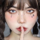 Colored Contact Lenses 1 Pair Natural Yearly Disposable Cosmetic Eye Lens 14.5mm Soft Color Lens