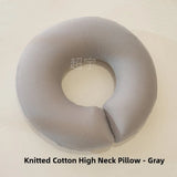 Professional Salon Use round Face Pillow Massage Bed Hole Pad Removable Cover Neck Shoulder Back Massager U-Shaped Pillow