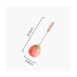 Kawaii Strawberry Ramen Bowl With Lid Ceramics Cute Fruit Soup Salad Instant Noodles Large Bowl Home Kitchen Tableware 700ml